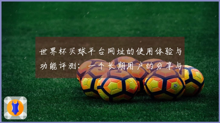 世界杯买球平台网址的使用体验与功能评测:一个长期用户的分享与总结